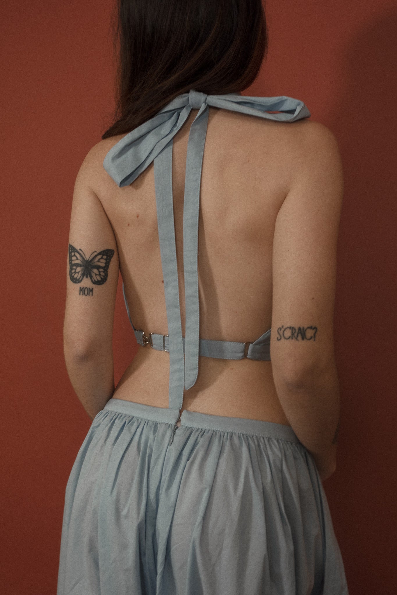 Gathered Top - Popelin