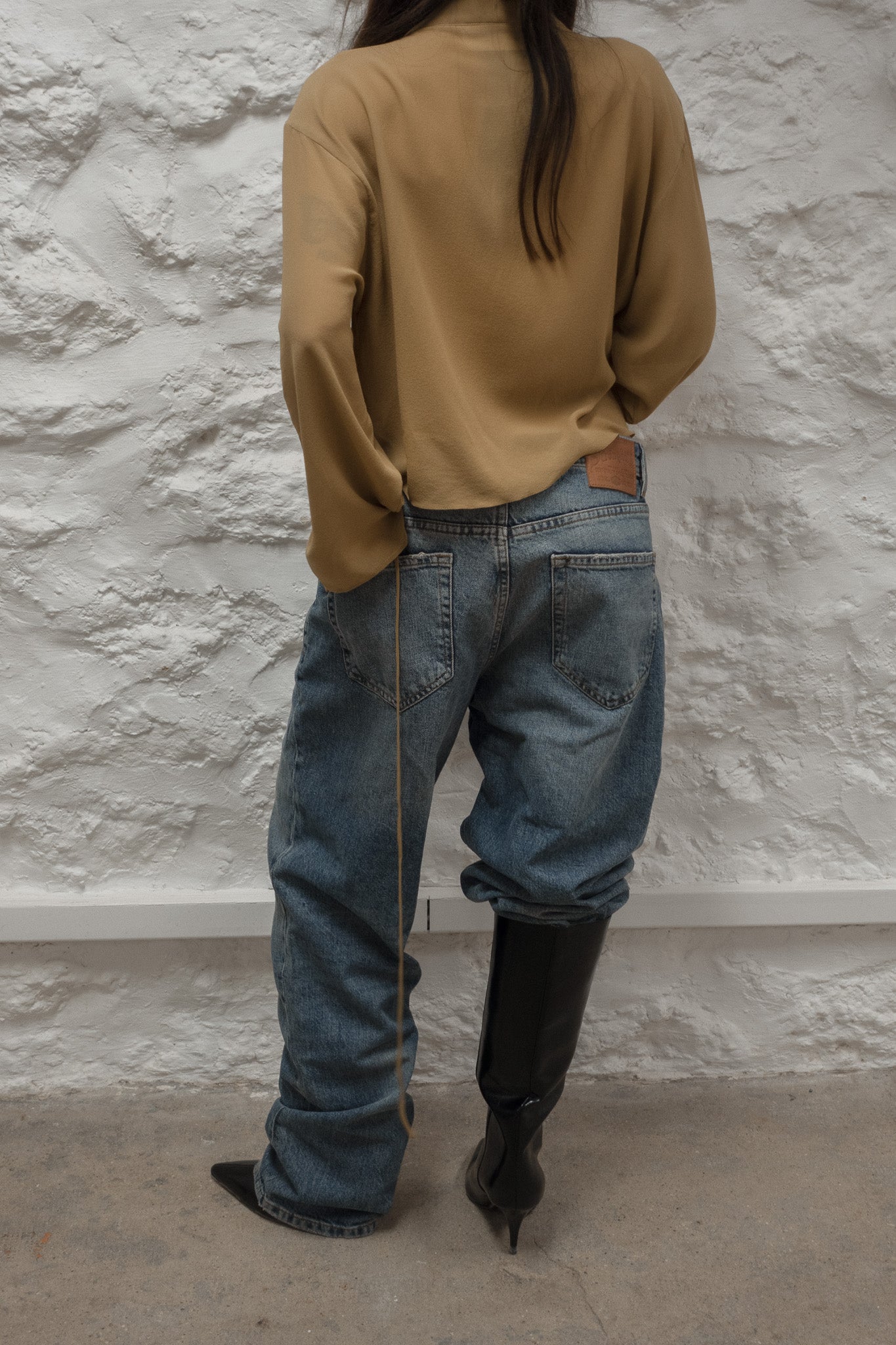 Tang Shirt Kimono Collar - Silk