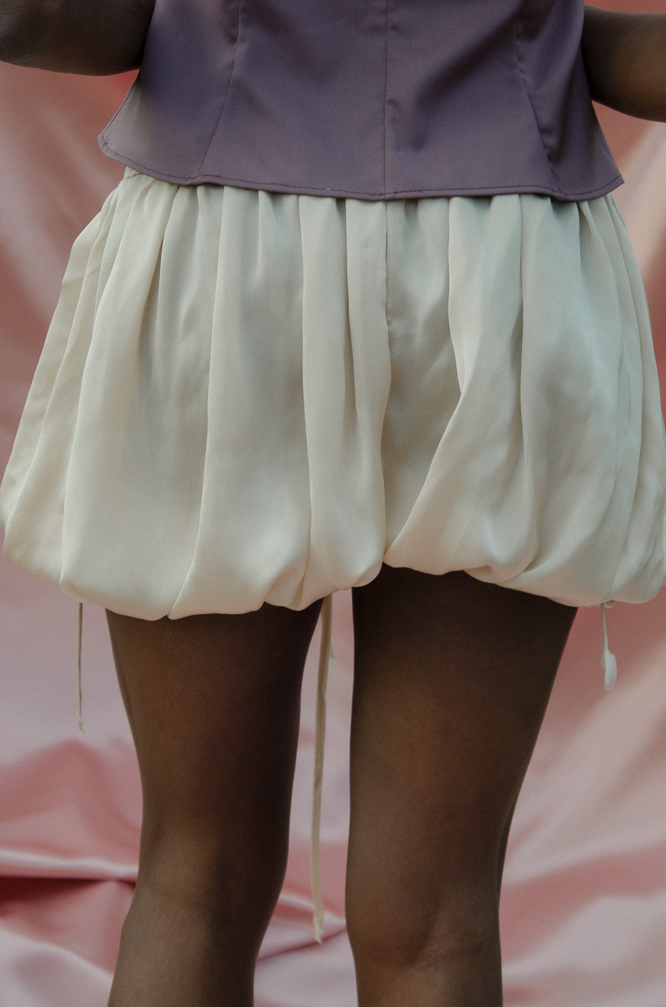 Gathered Micro-Short - Silk