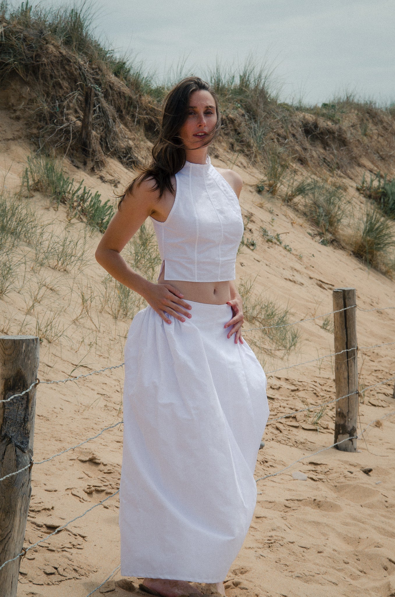 Fitted Top - Linen