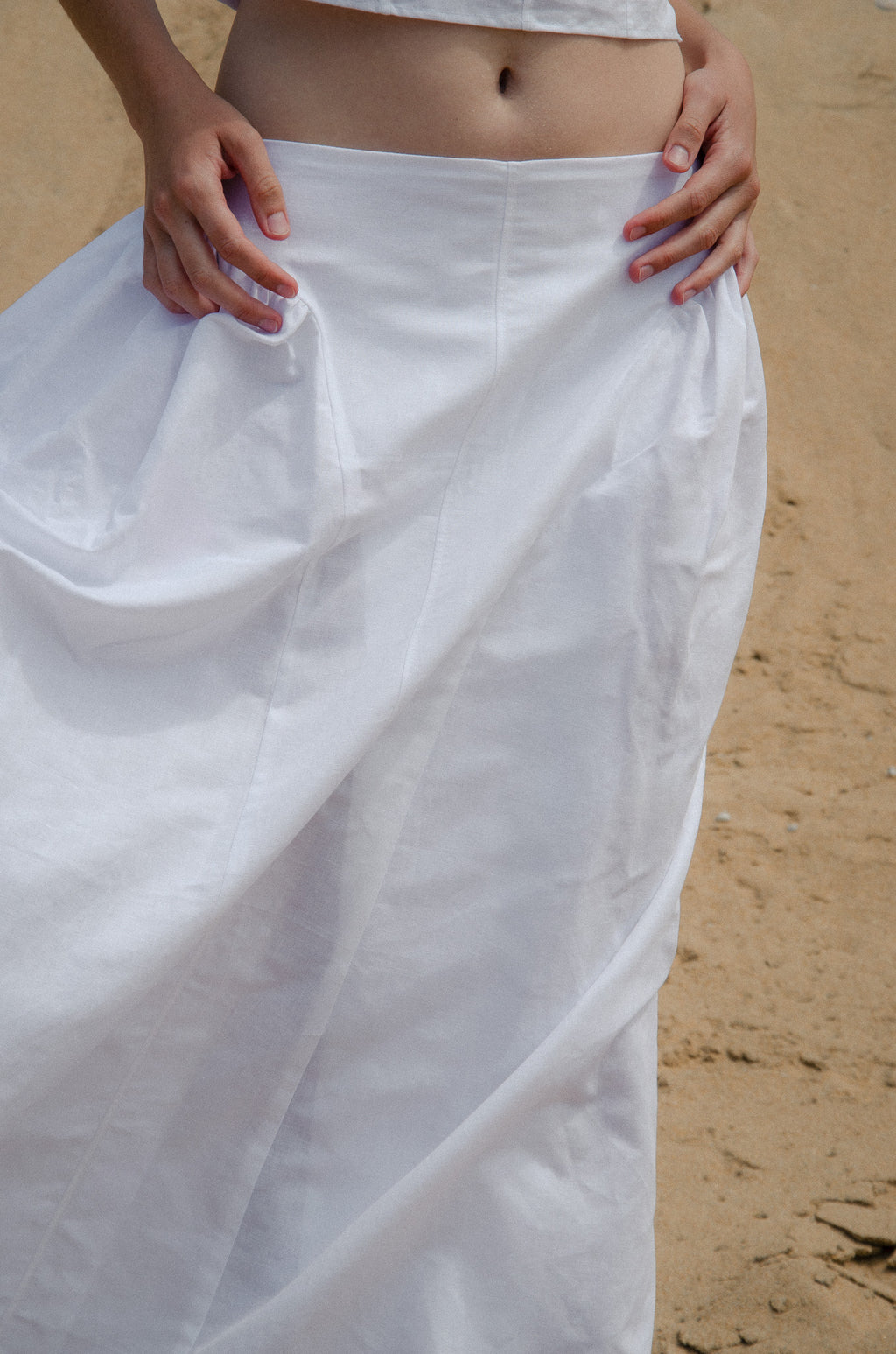 Gathered Skirt – Linen