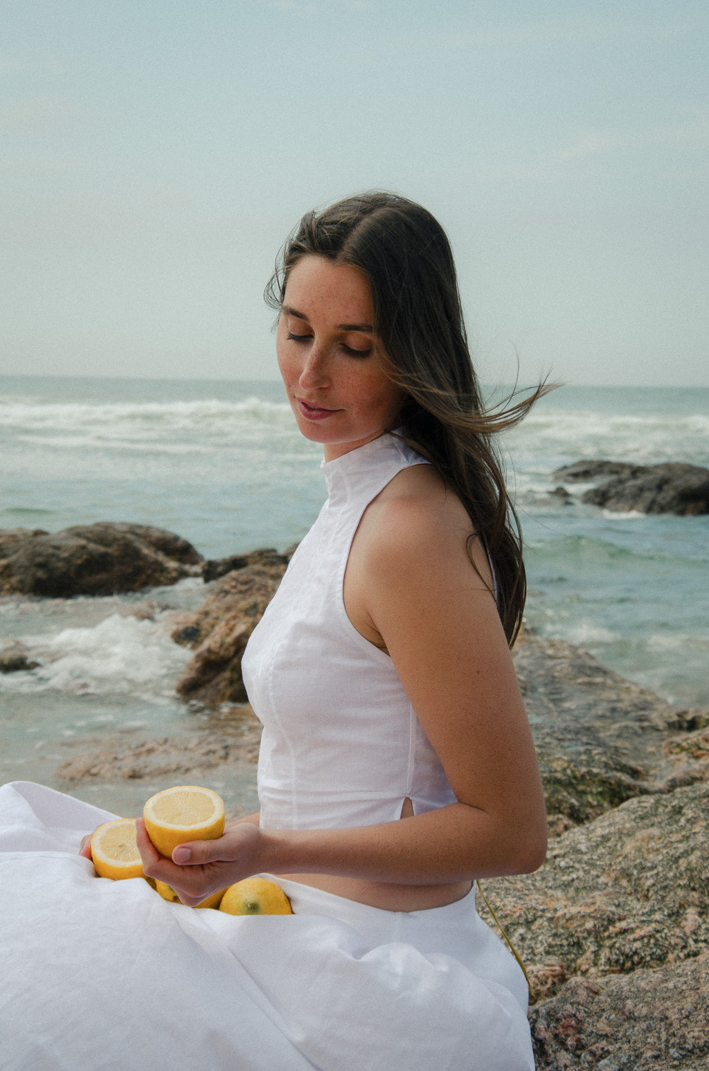Fitted Top - Linen