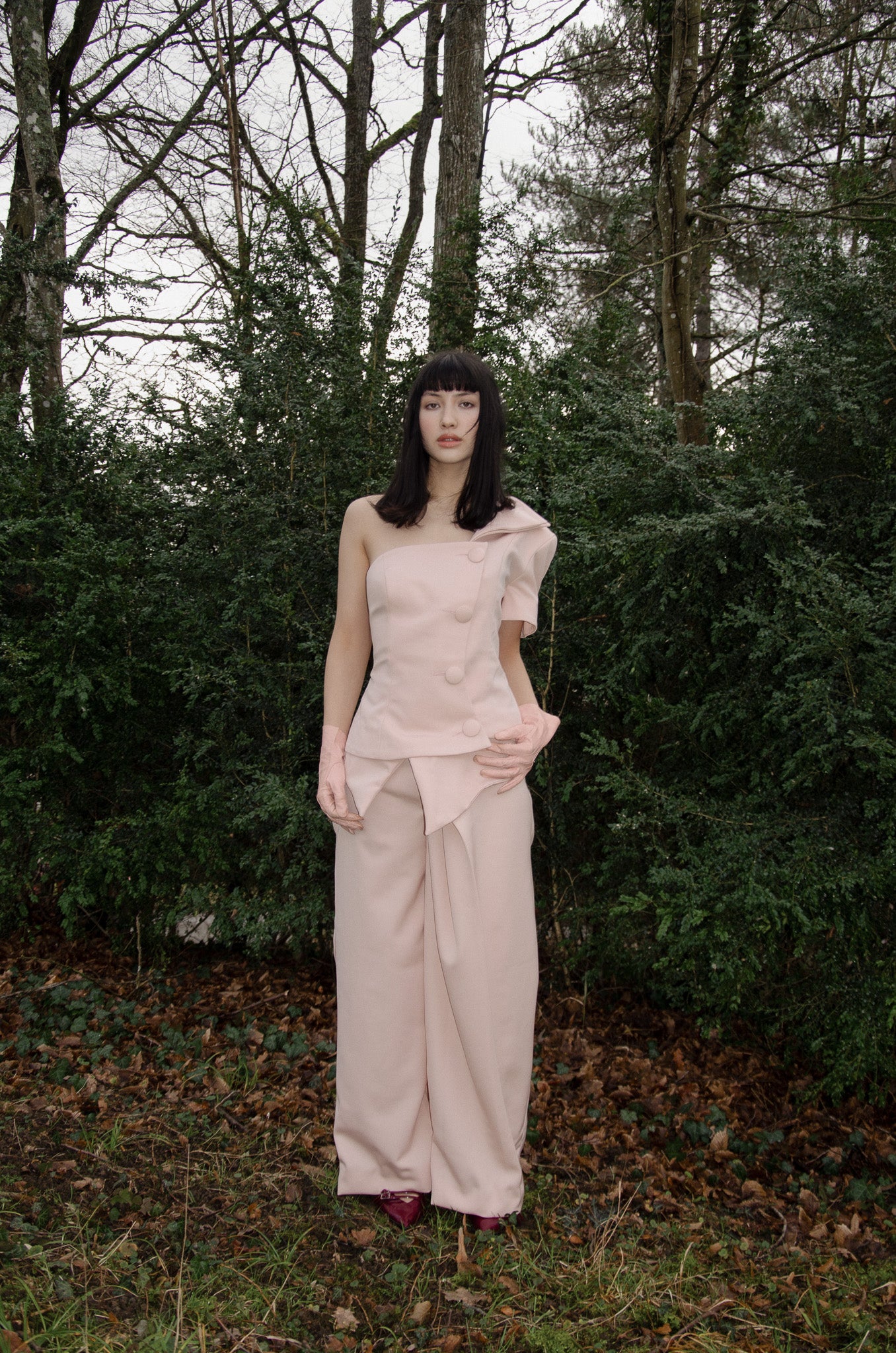 Overlap Tailored Trousers - Wool