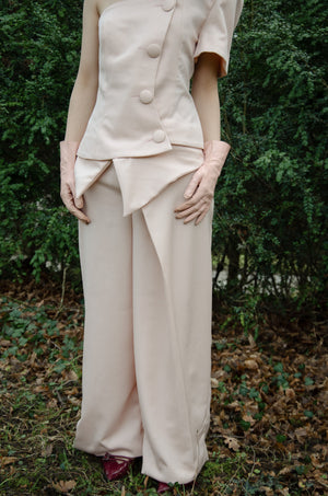 Overlap Tailored Trousers - Wool