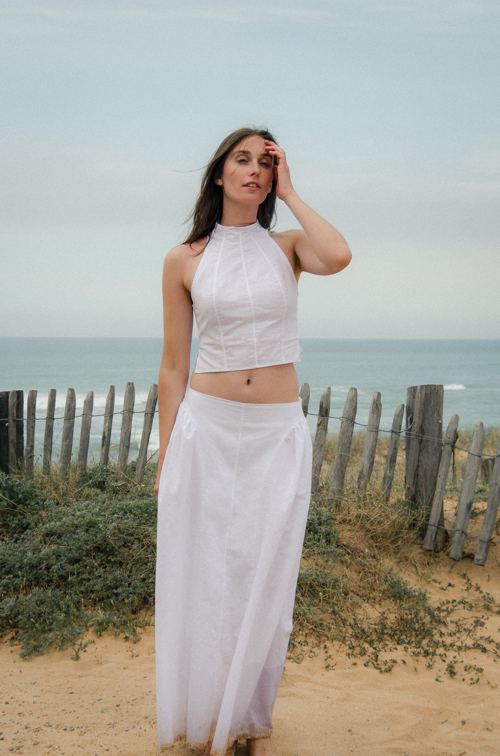 Fitted Top - Linen