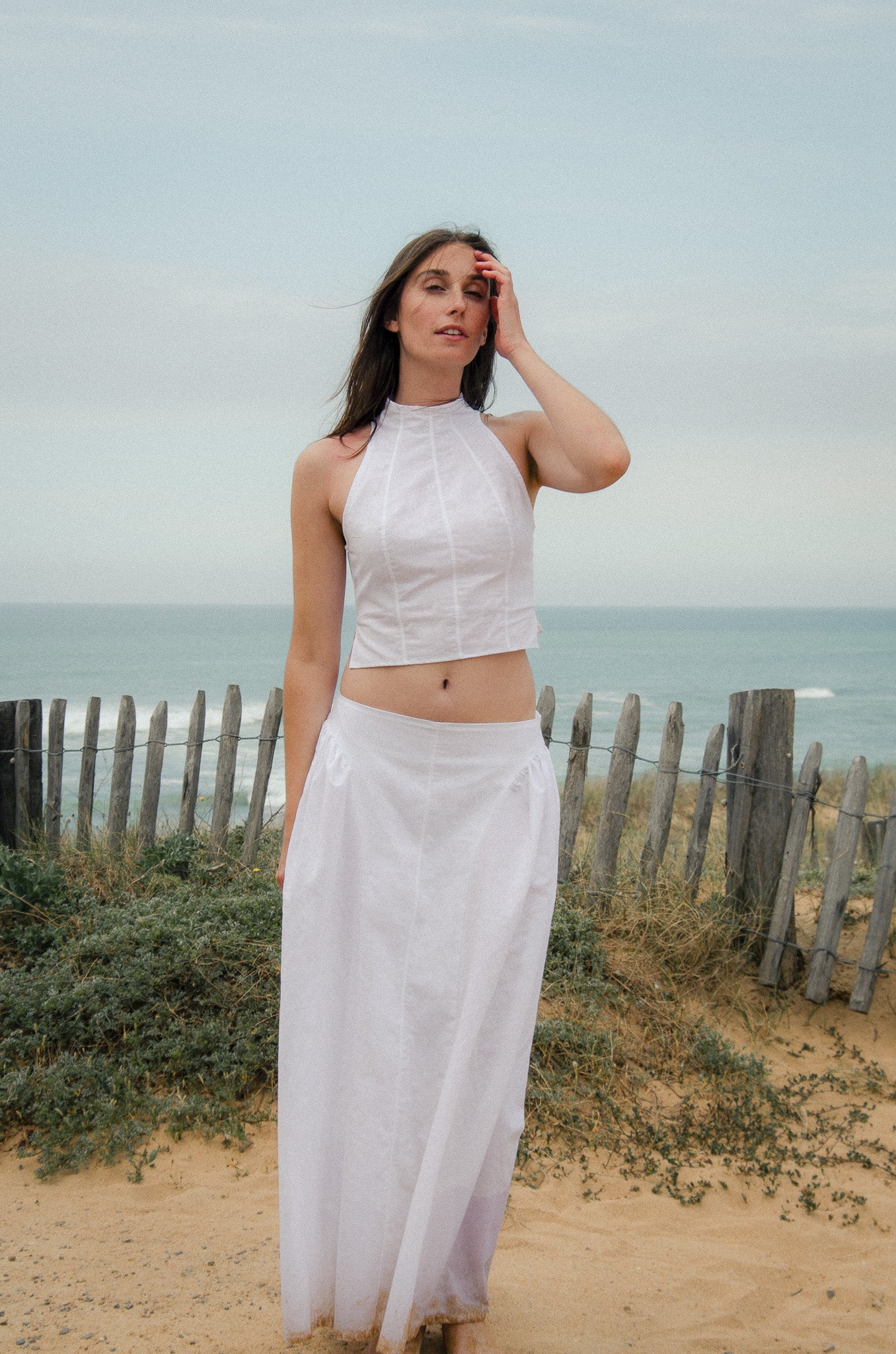 Fitted Top - Linen