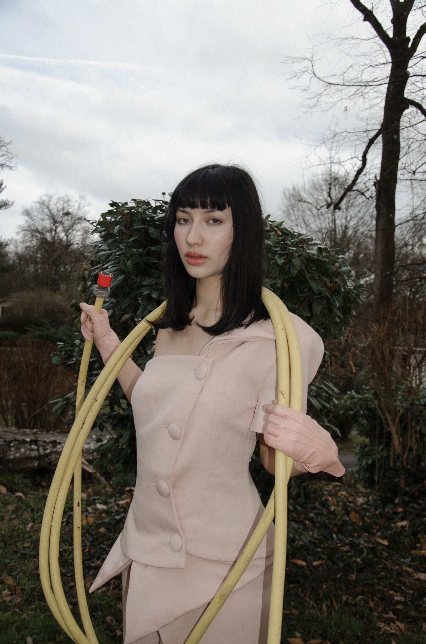 Overlap Tailored Top - Wool