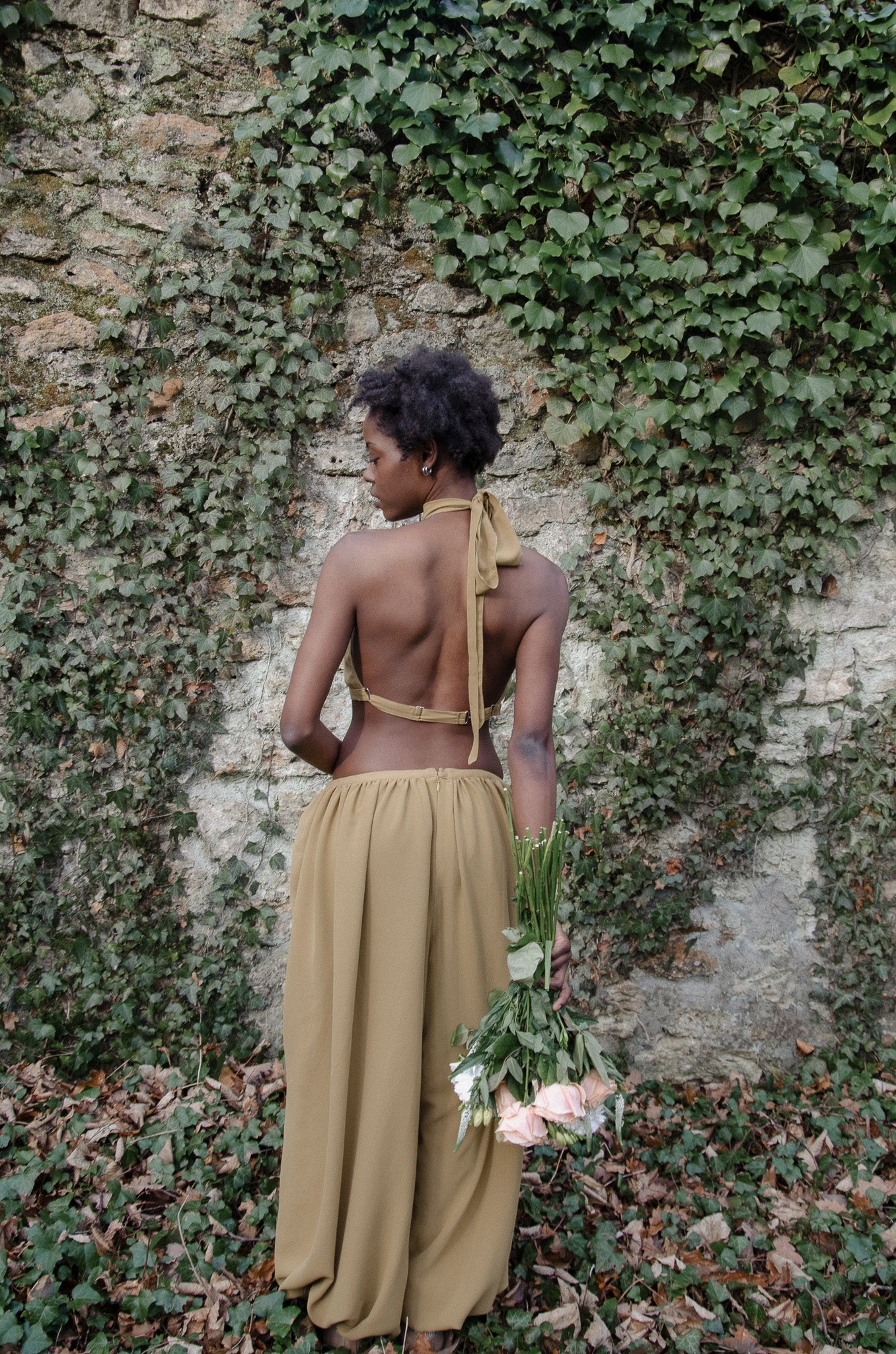 Gathered Trousers - Silk