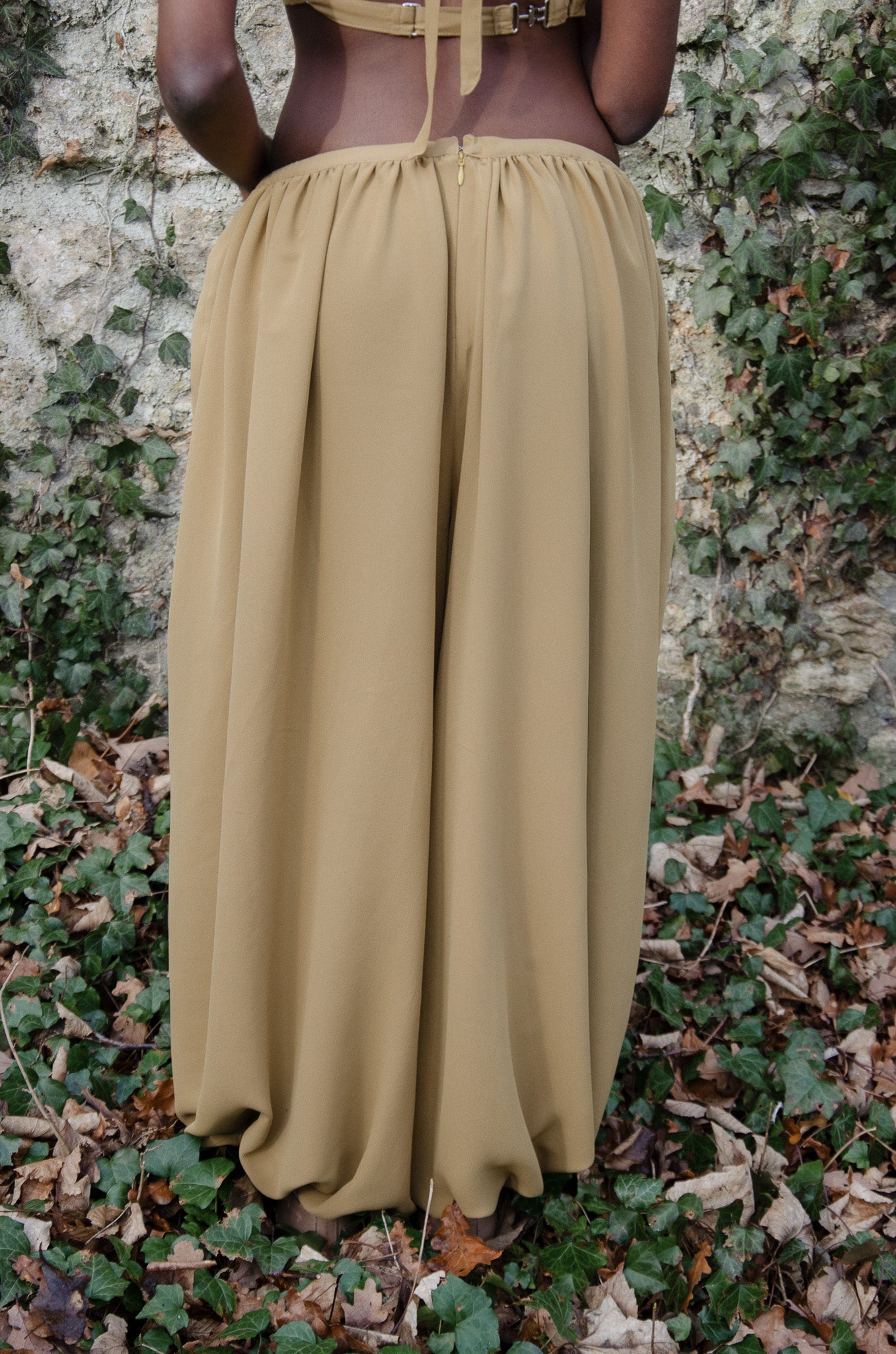 Gathered Trousers - Silk